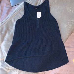 American Eagle Navy Blue Tank Top
